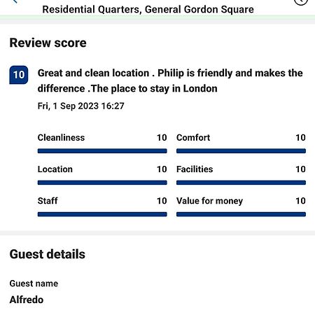 Residential Quarters, General Gordon Square Apartment London Luaran gambar